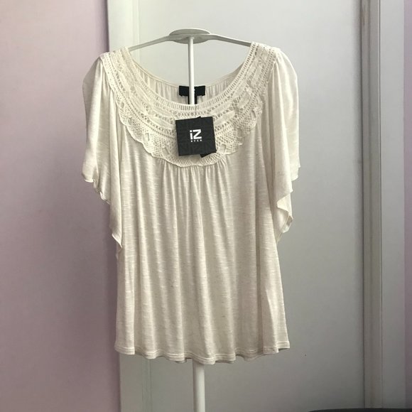 Iz Byer Tops - ❗️SALE❗️NWT Iz Byer Oatmeal Top